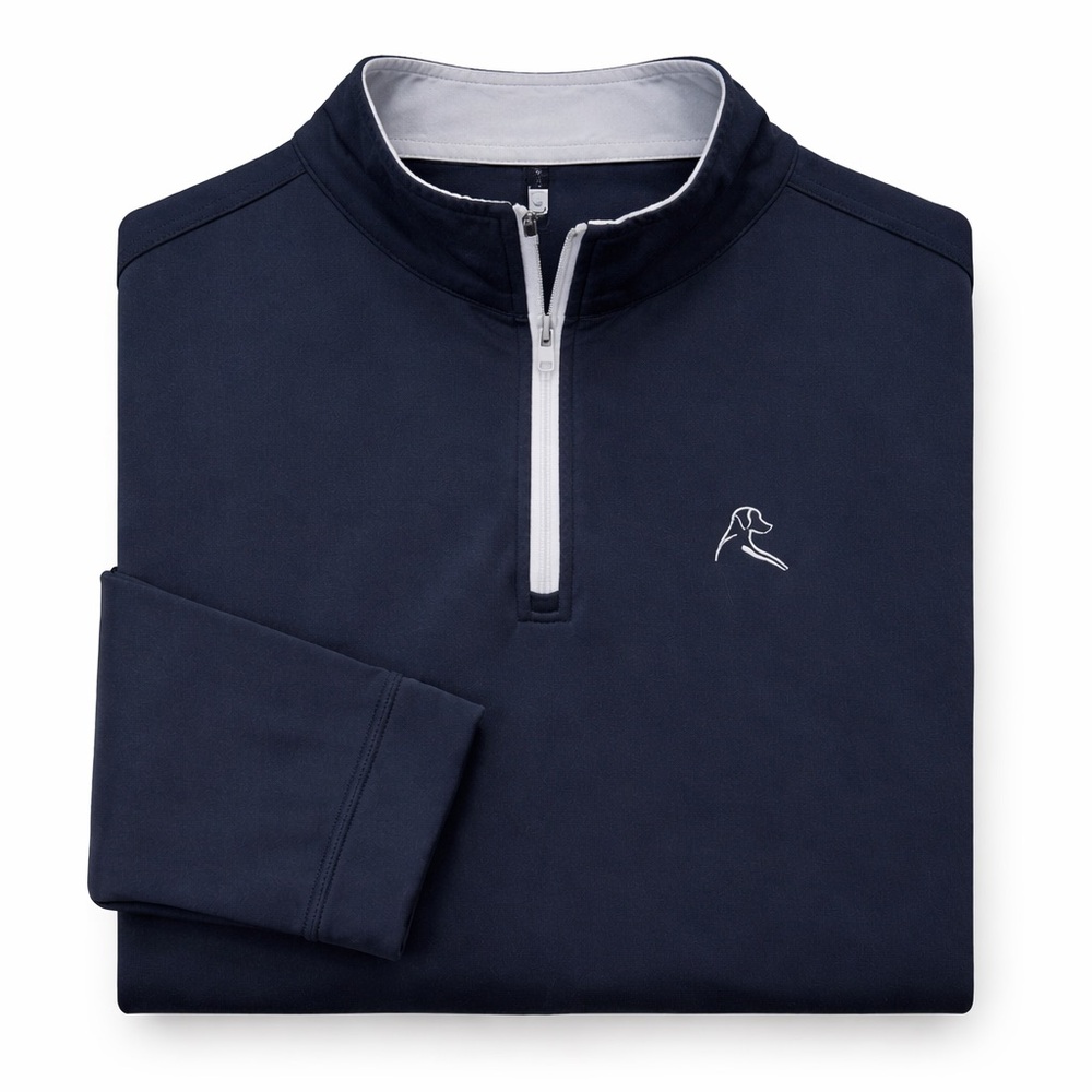 Rhoback Performance Quarter Zip Pullover Black- M… - image 1